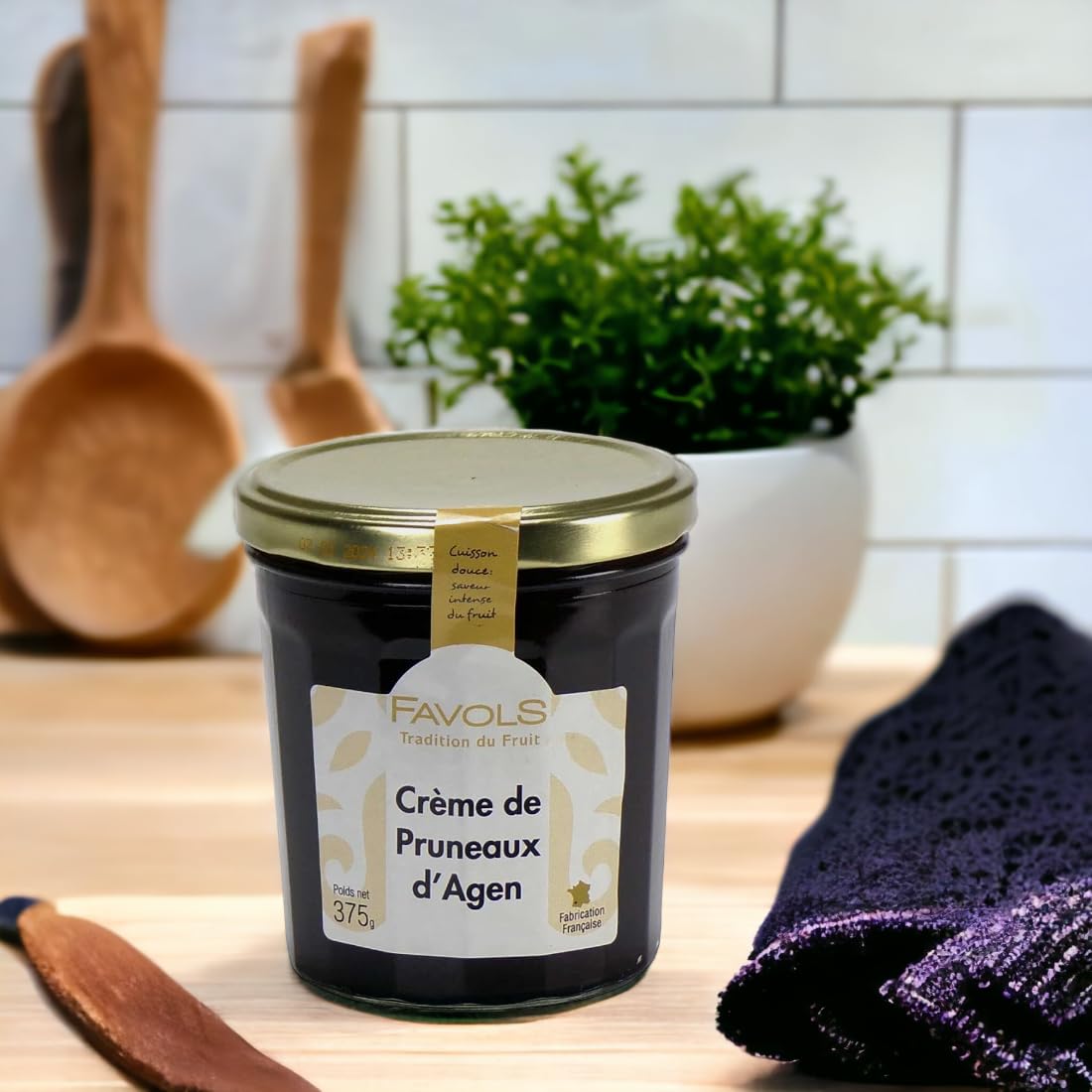 Favols Prune Cream Jam de Agen Creme de Pruneaux d' Agen 375g