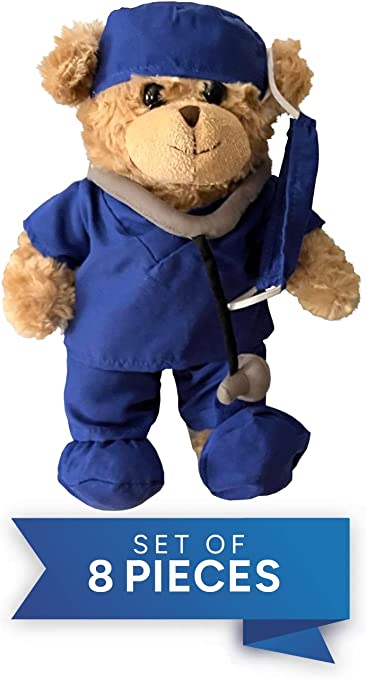 Jolitee Get Well Soon Gifts for Kids, Doctor Stuffed Animal for Boys