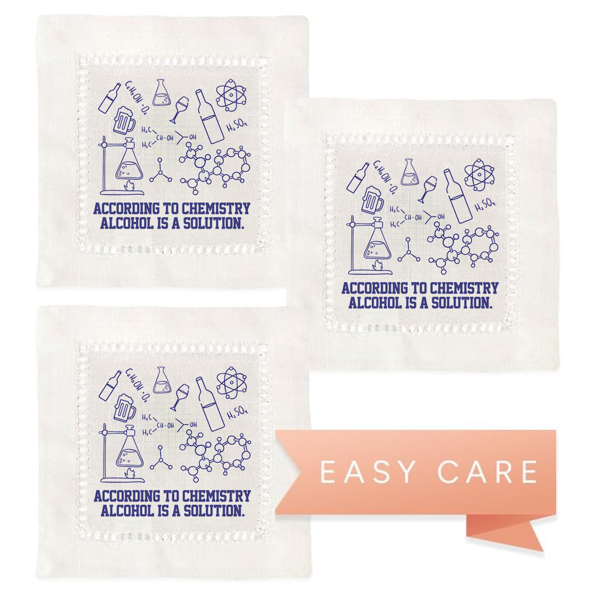 According to Chemistry Hemstitch Napkins