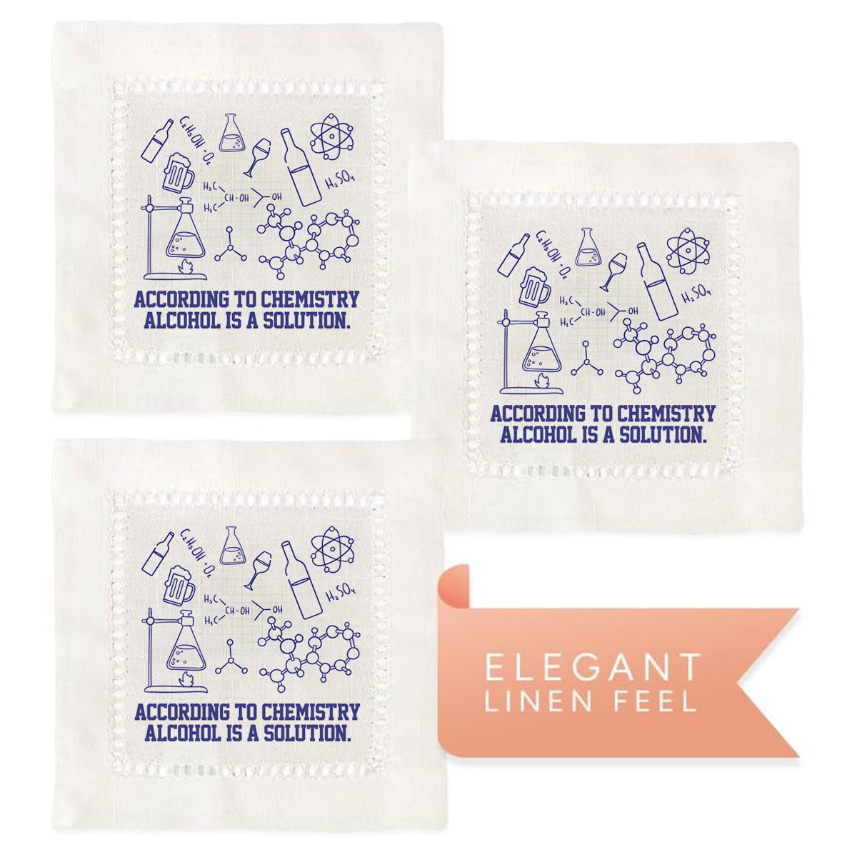 According to Chemistry Hemstitch Napkins