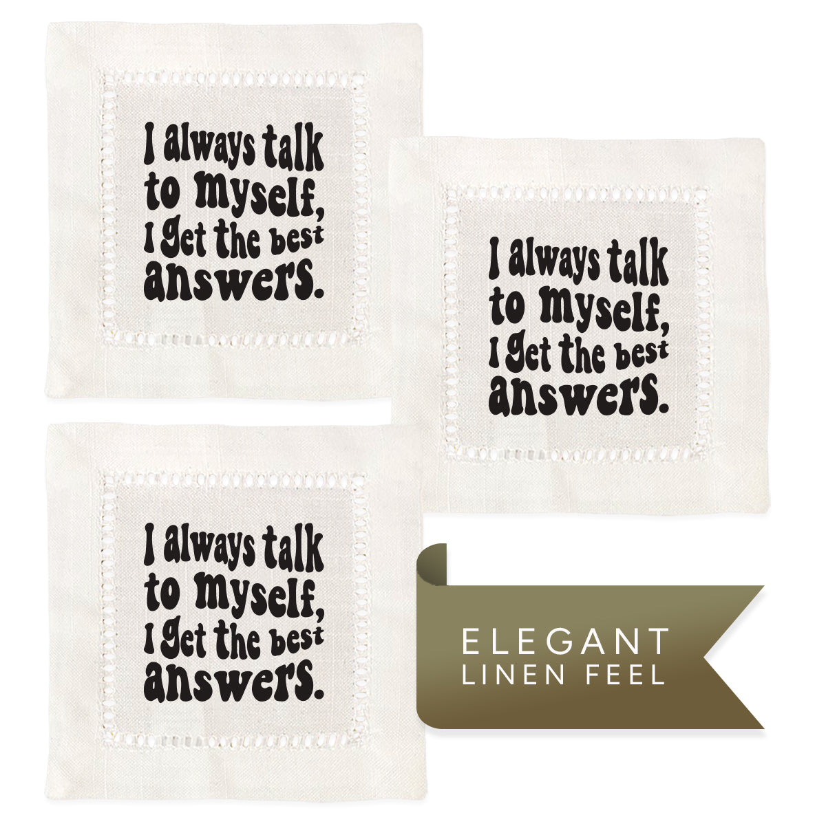 Best Answers Hemstitch Napkins