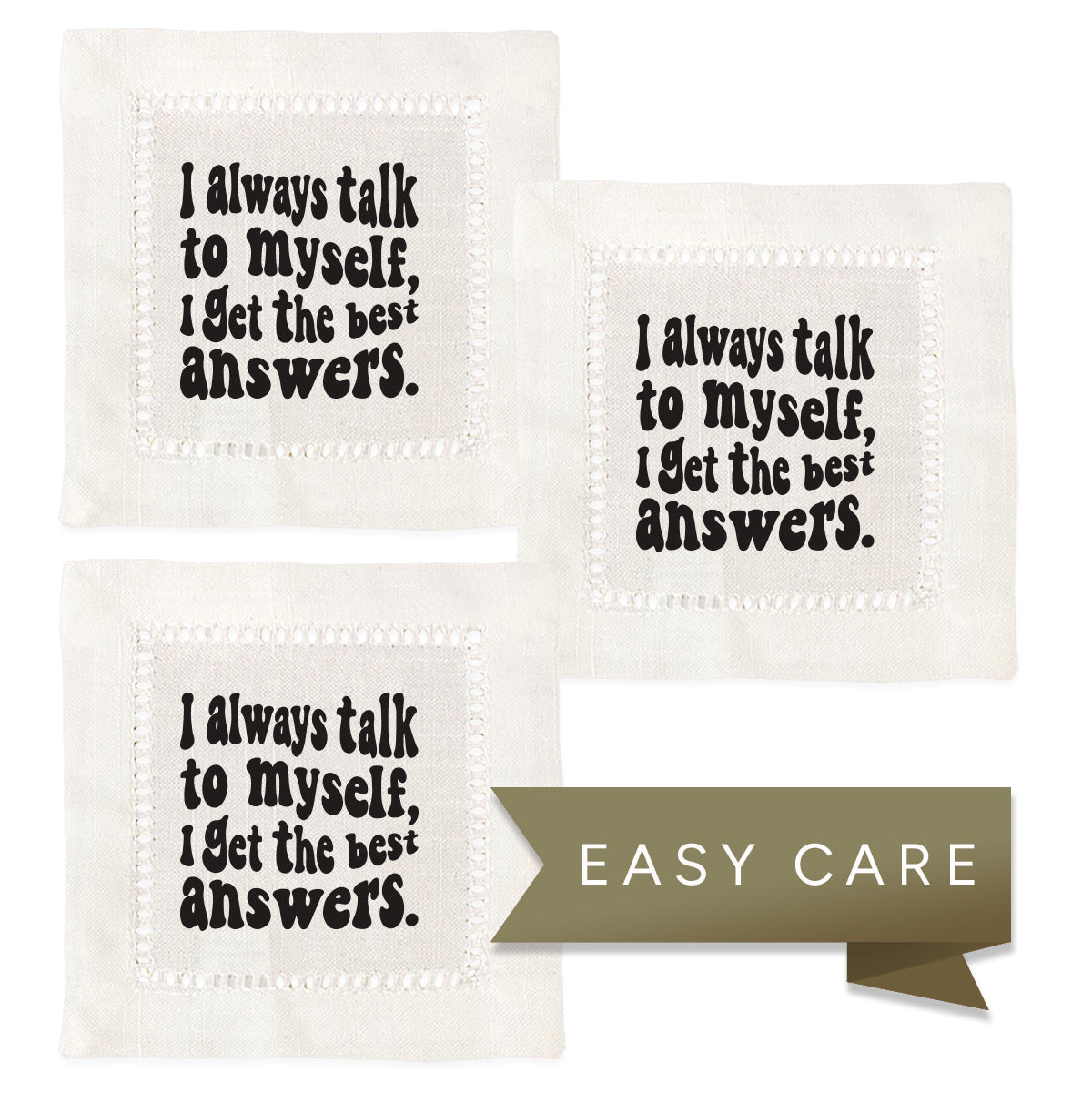 Best Answers Hemstitch Napkins