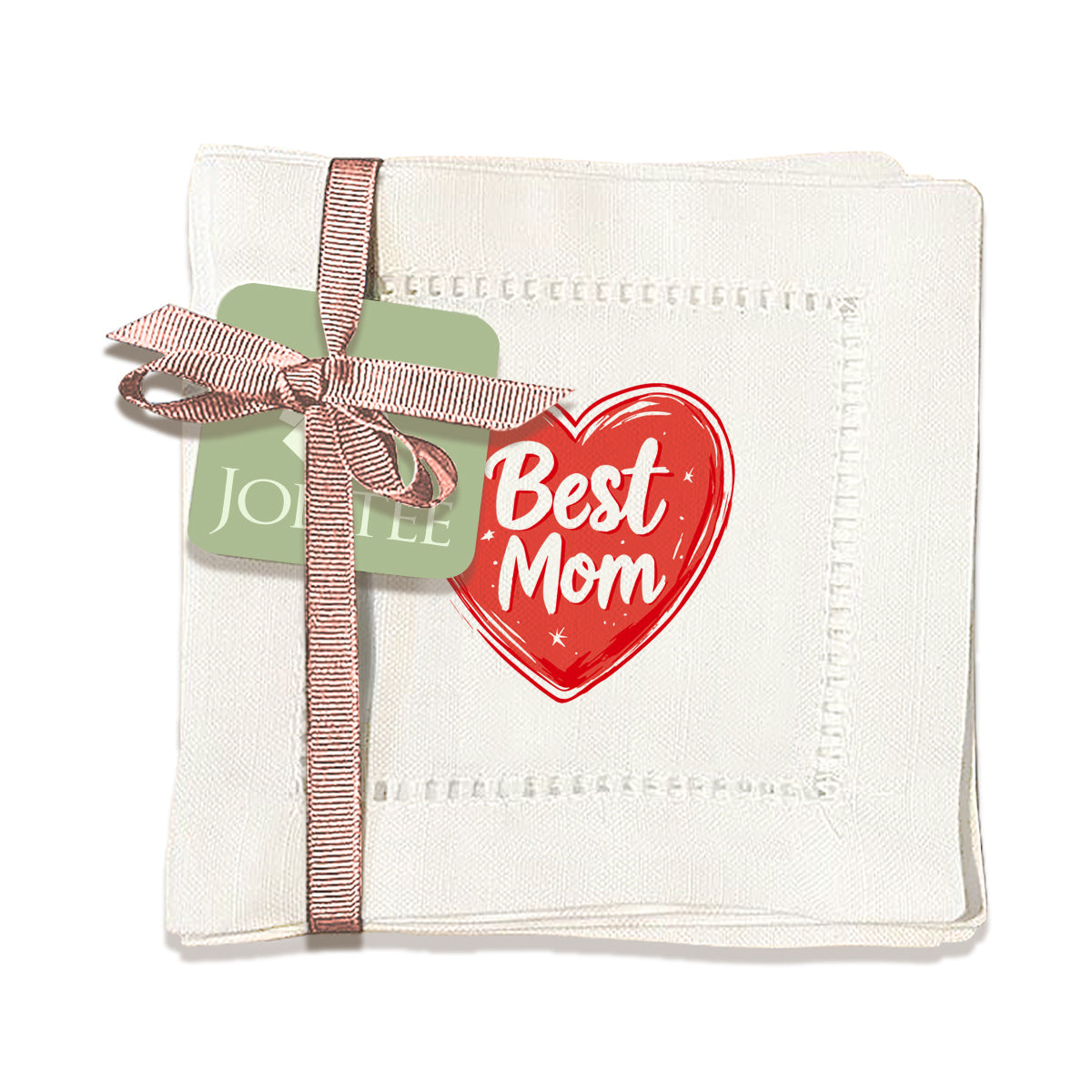 Best Mom Hemstitch Napkins