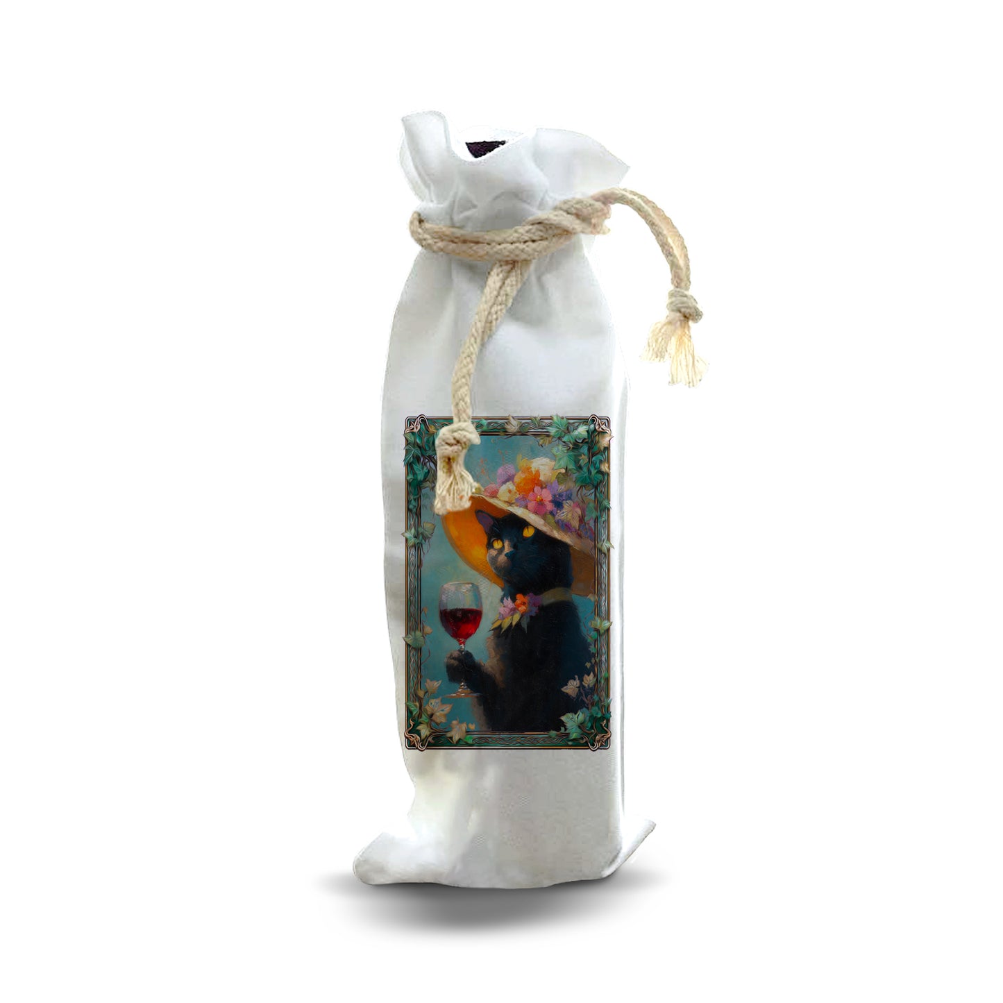 Bottle Bags - Black Cat Wine