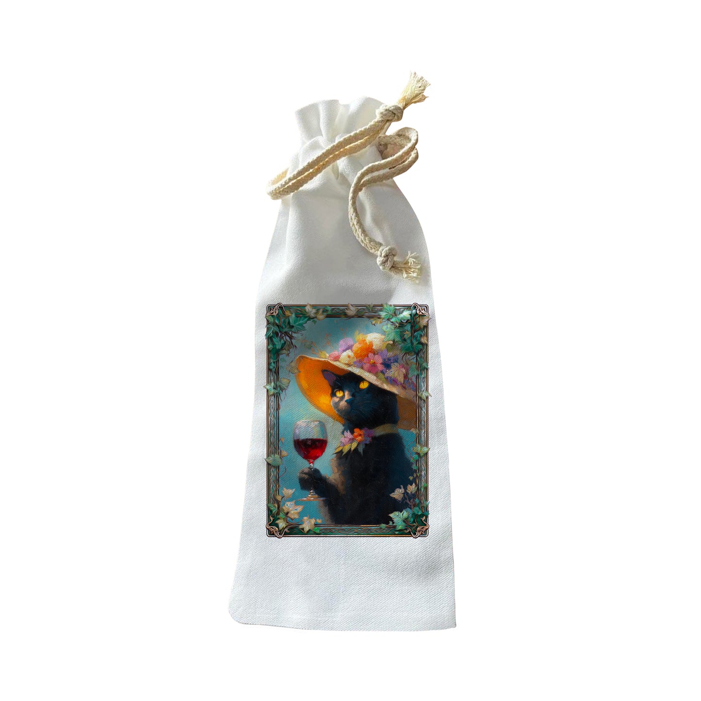Bottle Bags - Black Cat Wine