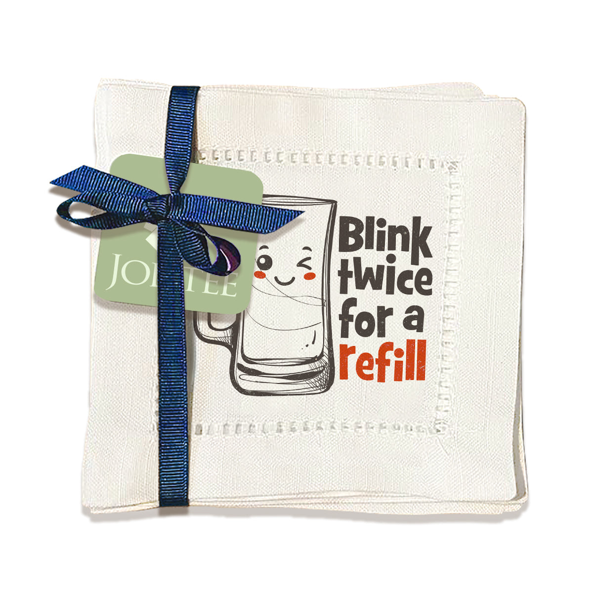 Blink Twice Hemstitch Napkins