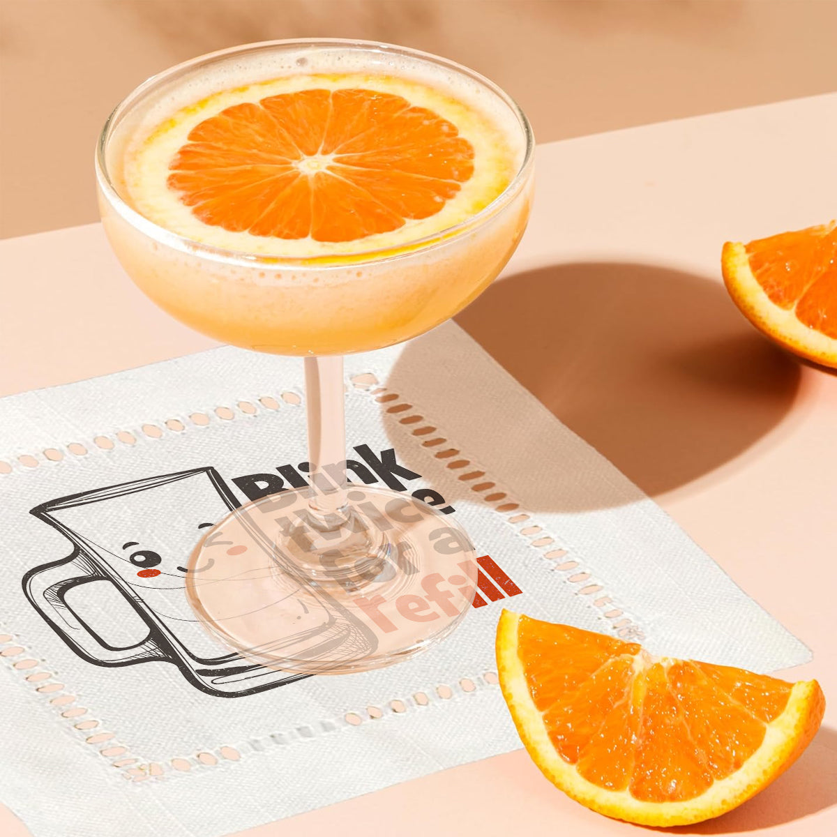 Blink Twice Hemstitch Napkins