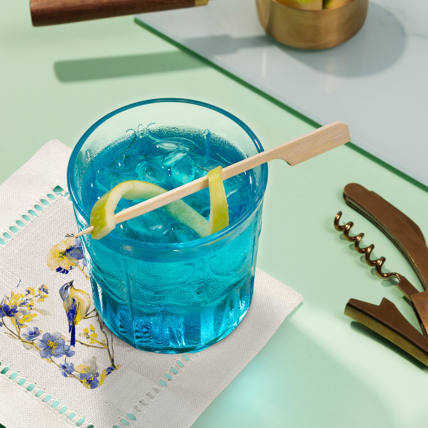 Blue Bird Hemstitch Napkins