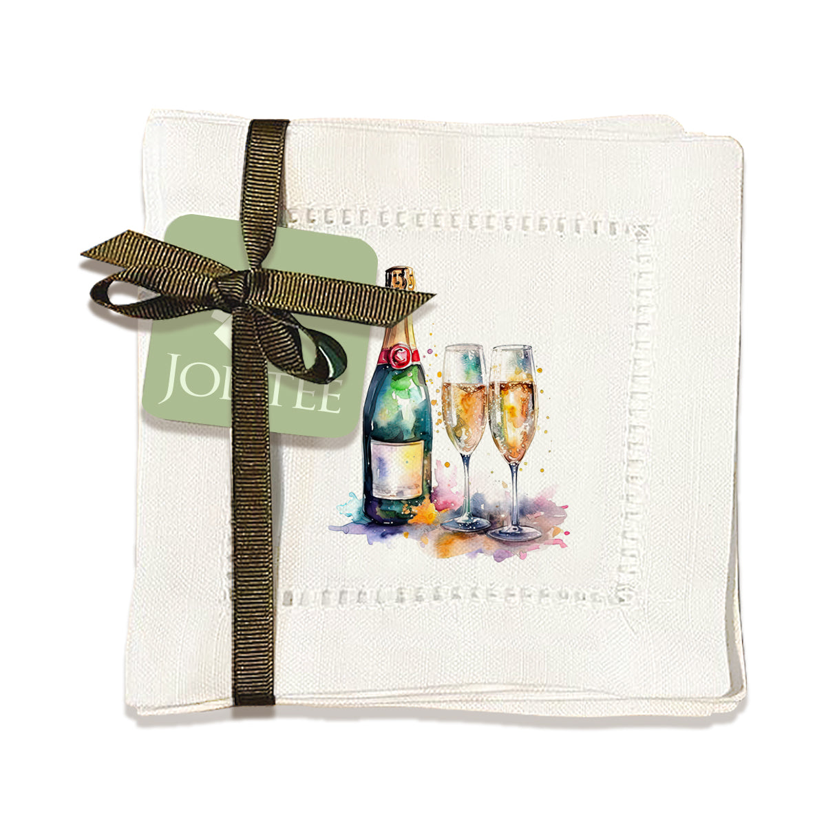 Champagne Hemstitch Napkins