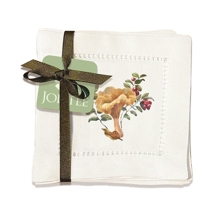 Chanterelle Mushroom Napkins