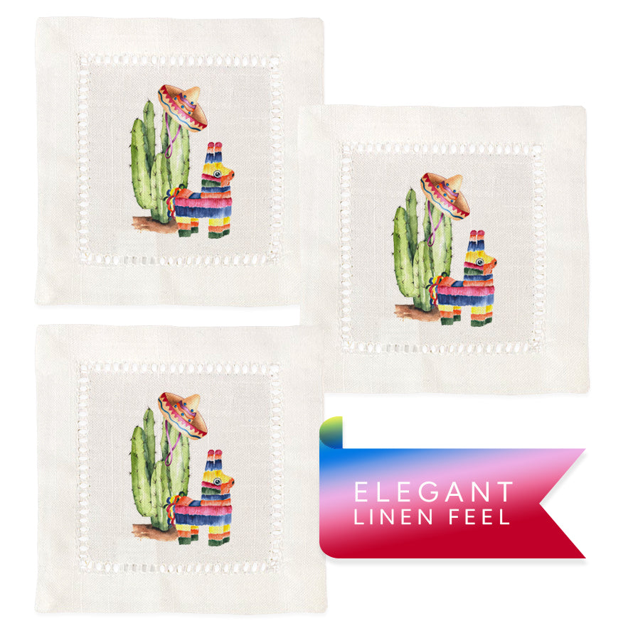 Cinco De Mayo Hemstitch Napkins