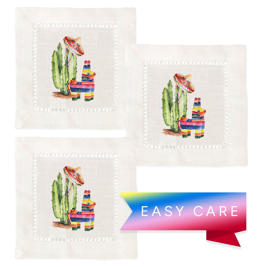 Cinco De Mayo Hemstitch Napkins