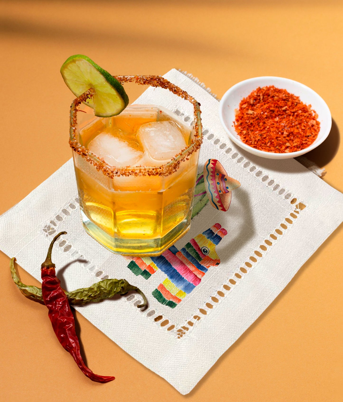 Cinco De Mayo Hemstitch Napkins