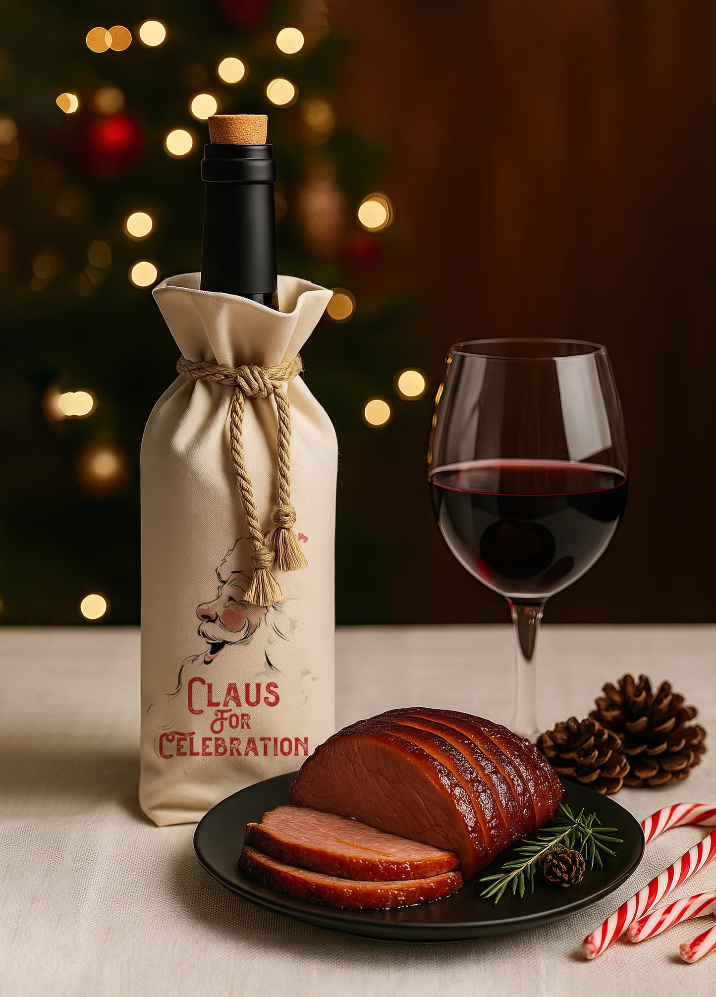 Bottle Bags - Claus for Celebration