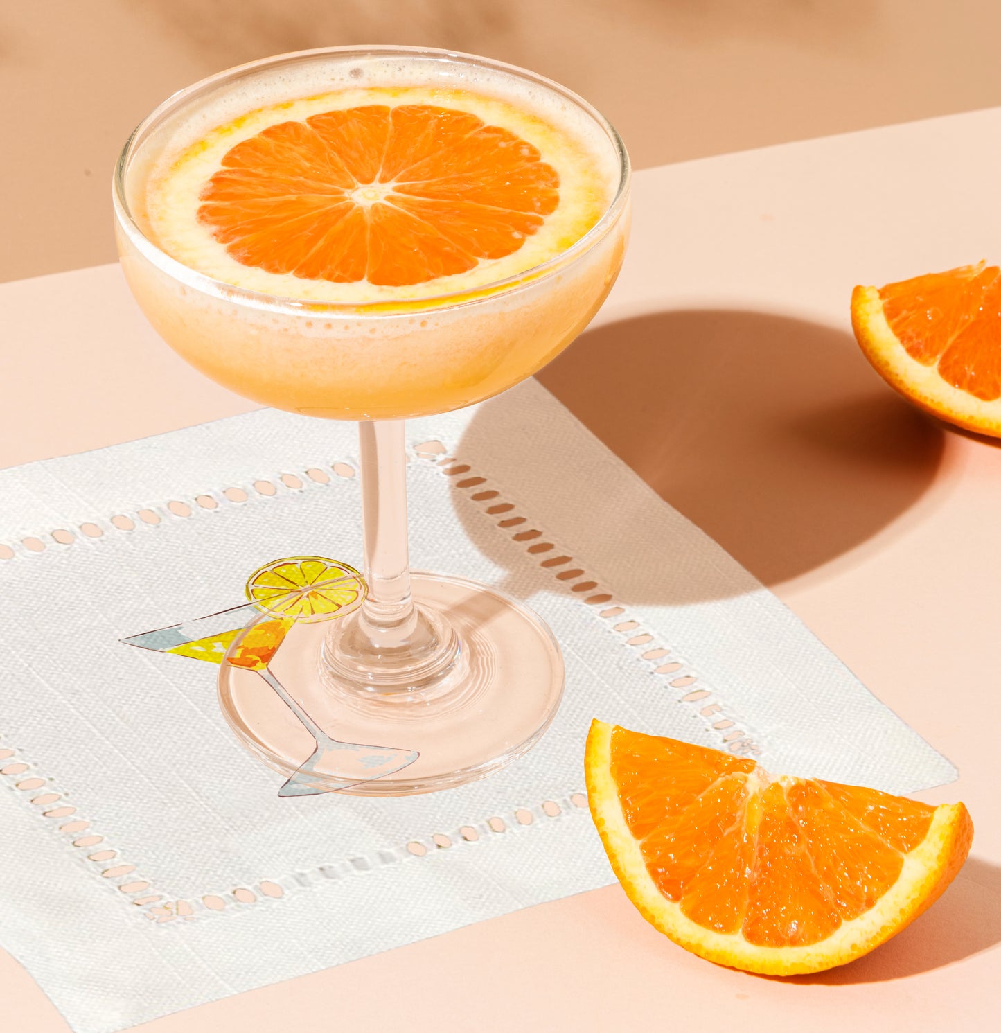 Cocktail Hemstitch Napkins