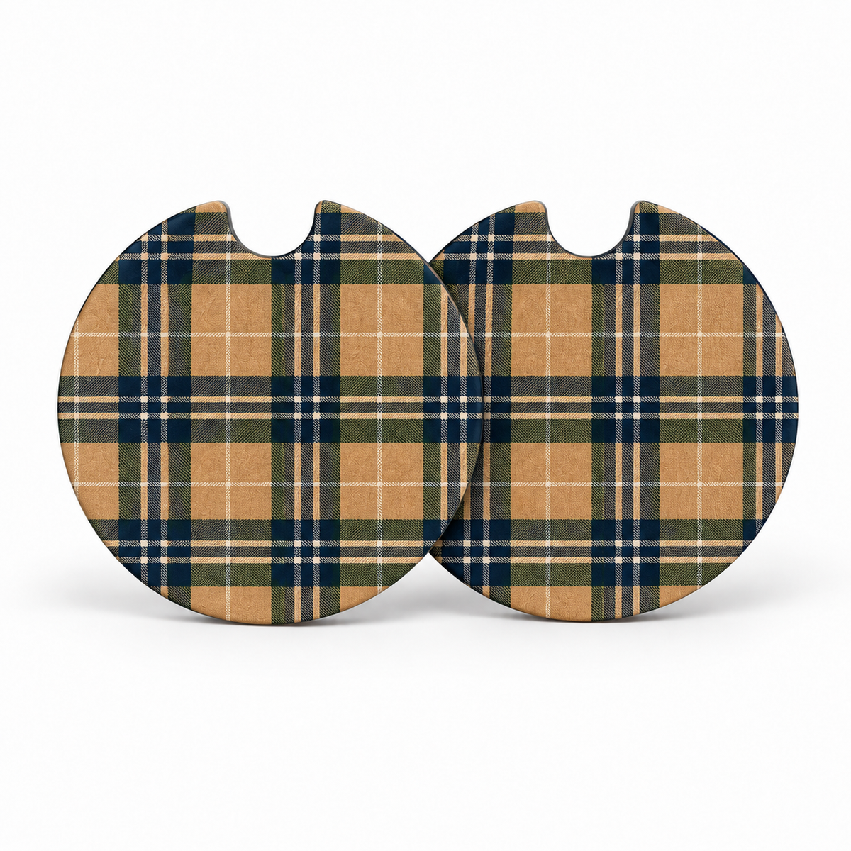 Jolitee Equestrian Car Coasters, Absorbent Neoprene Cup Holder