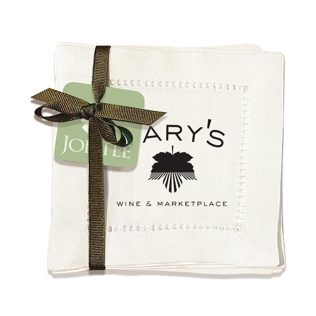 Gary's Wine Hemstitch Napkins