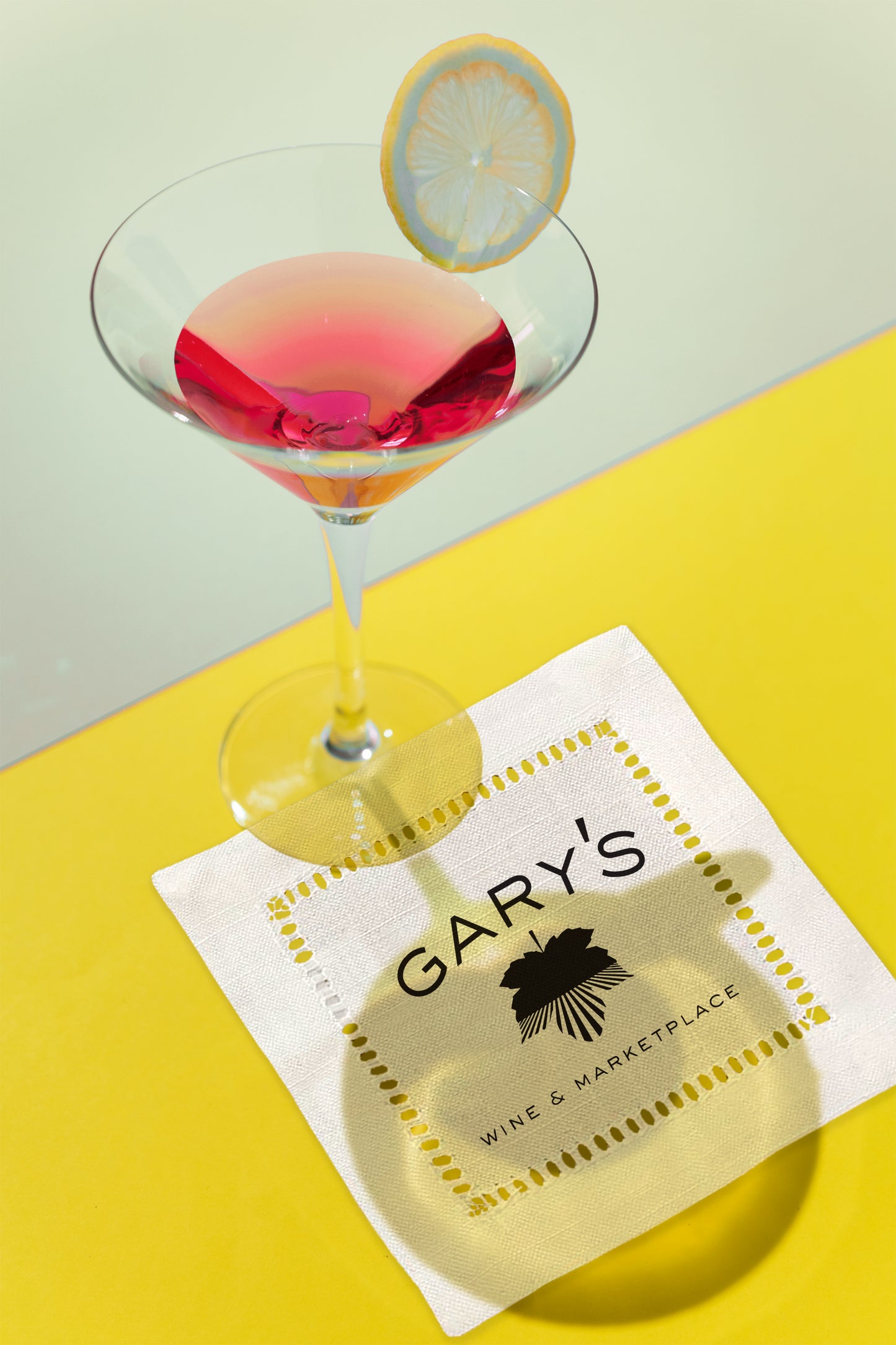 Gary's Wine Hemstitch Napkins