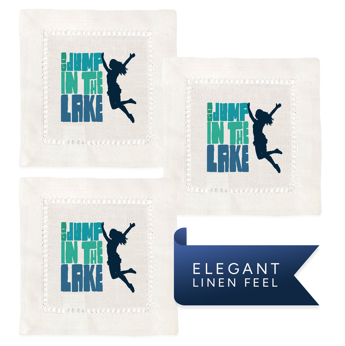 Go Jump Hemstitch Napkins