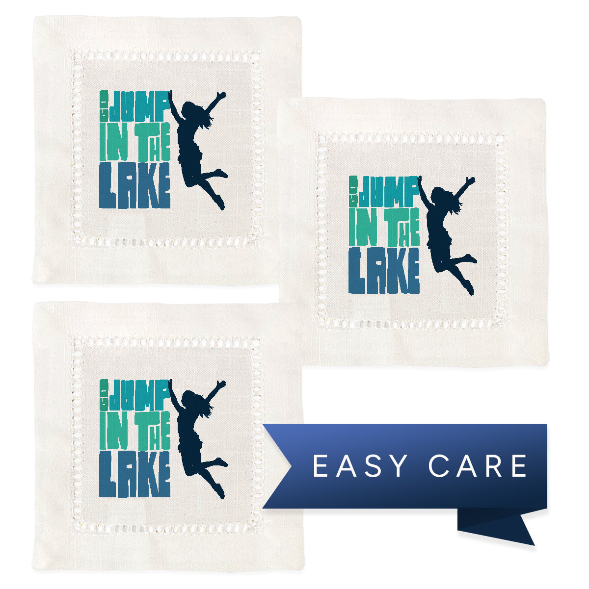 Go Jump Hemstitch Napkins