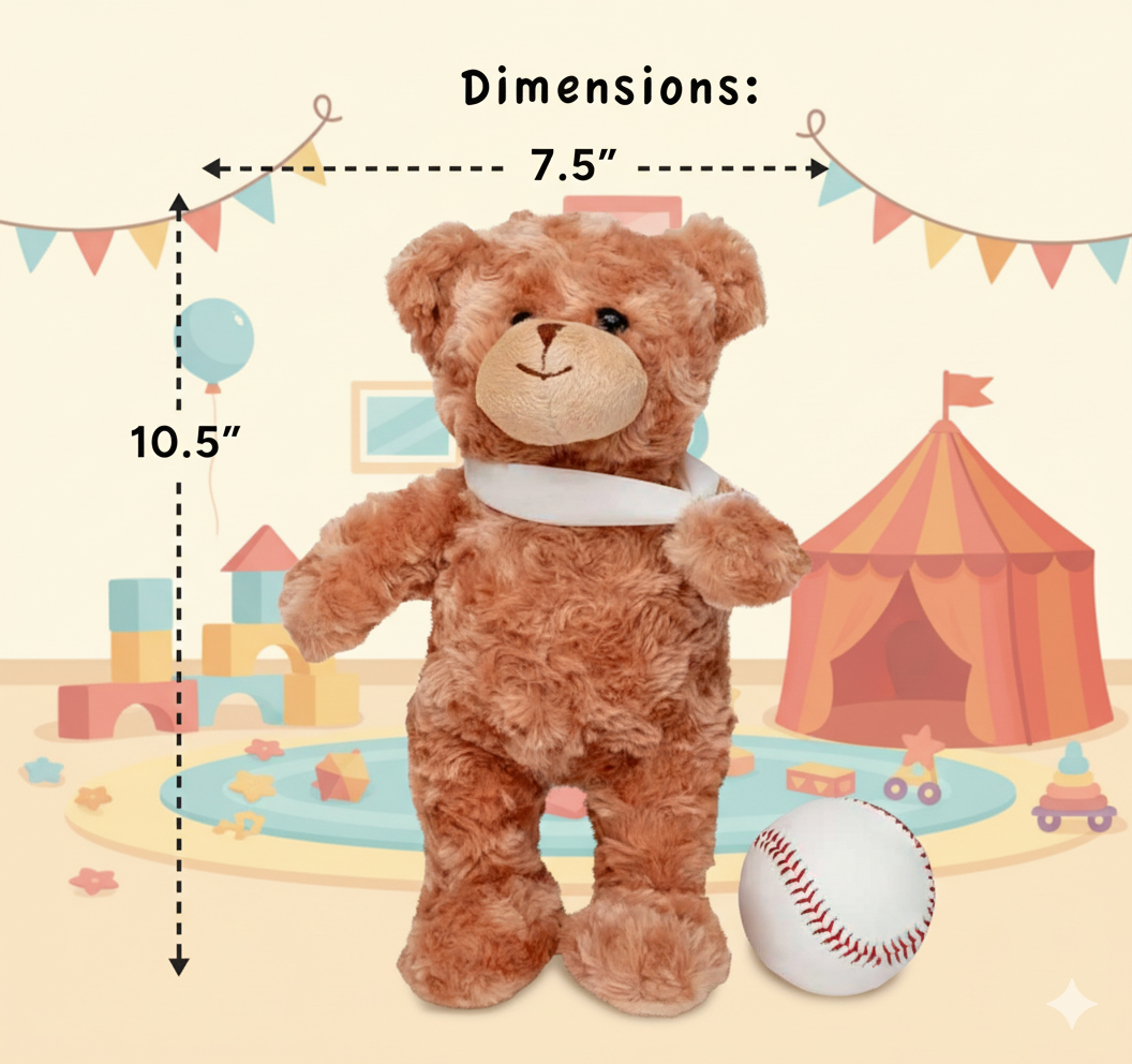 Recovery Bear Gifts for Kids and Adults, Teddy Broken Arm Broken Leg, Get Well Stuffed Animal Teddy Bear with Left or Right Arm Cast Sling 10.5 inches (Broken Arm Teddy Bear)