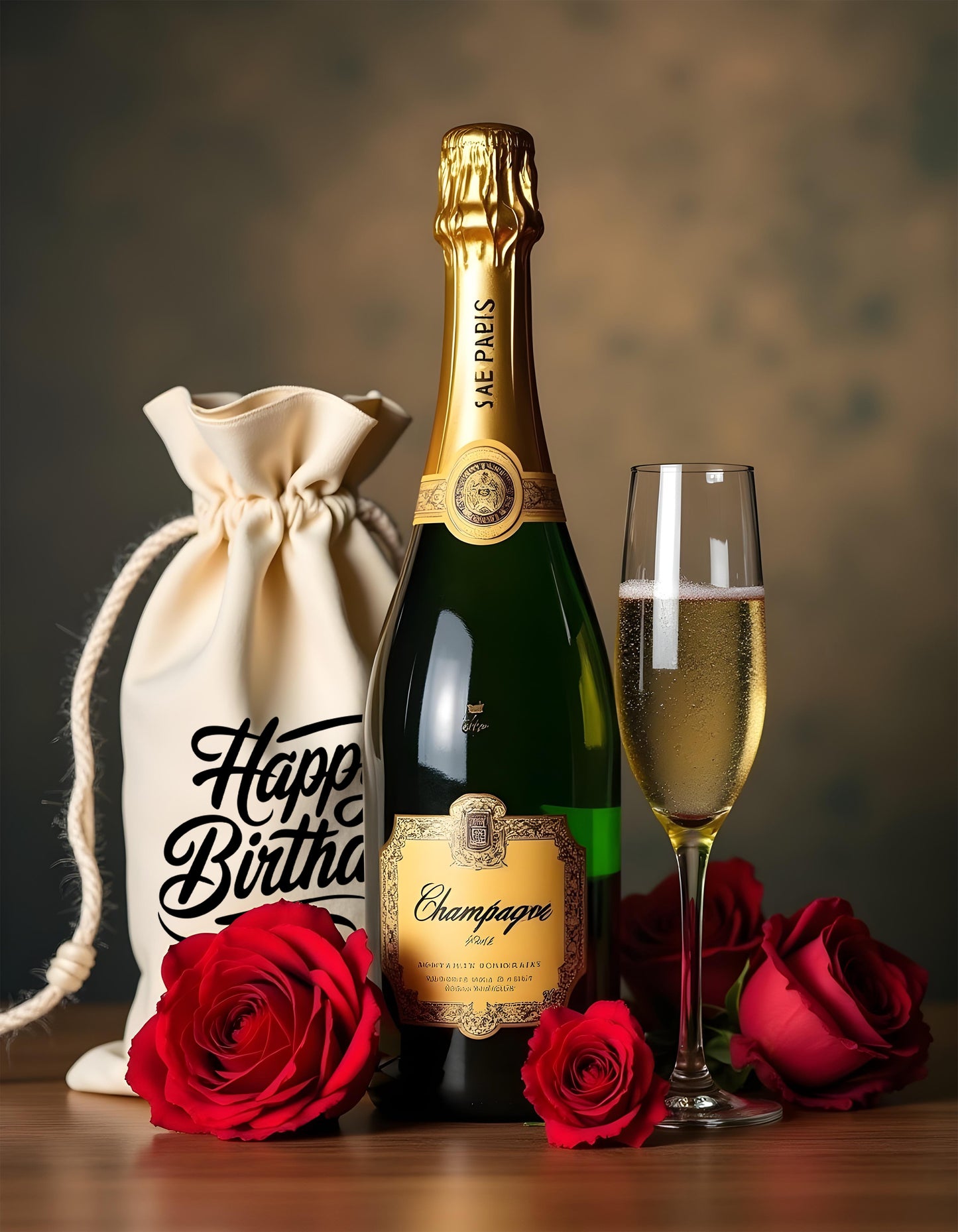 Bottle Bags - Happy Birthday