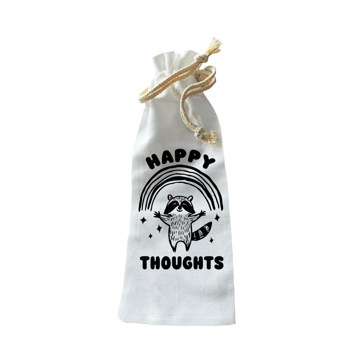 Bottle Bags - Happy Thoughts
