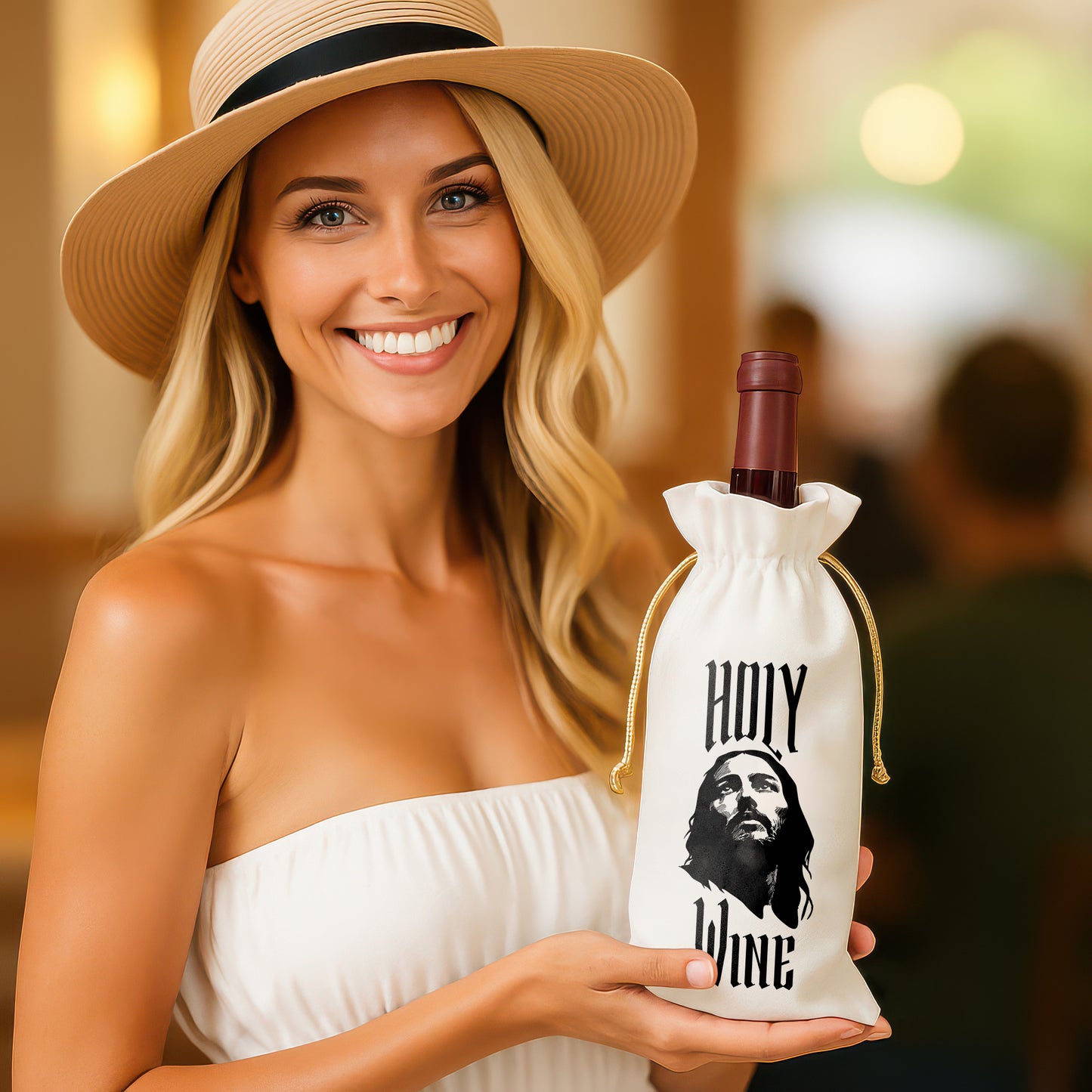 Bottle Bags - Holy Wine Jesus