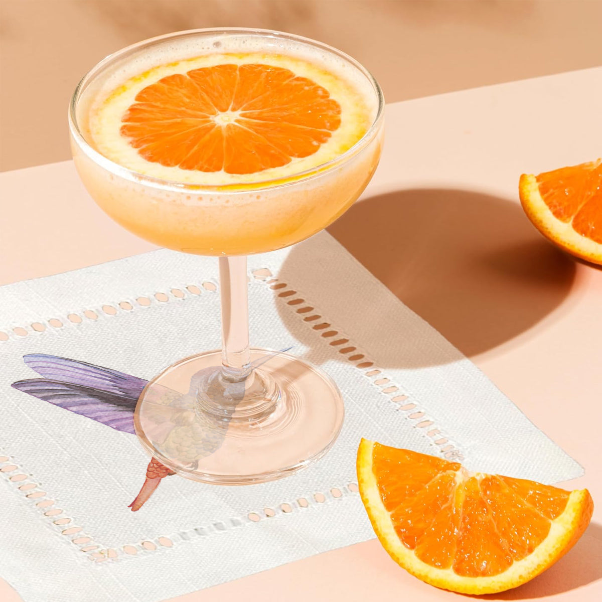 Hummingbird Hemstitch Napkins