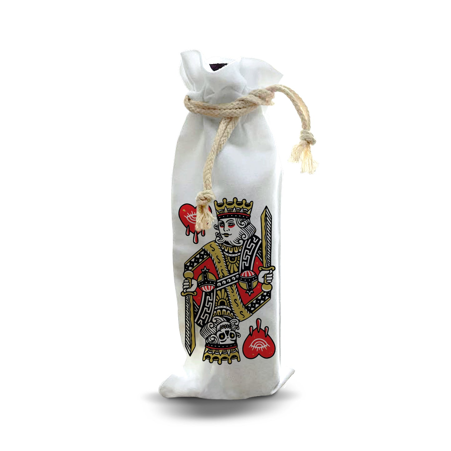 Bottle Bags - King Of Hearts