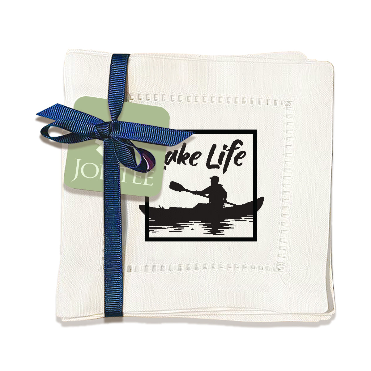 Lake Life Hemstitch Napkins