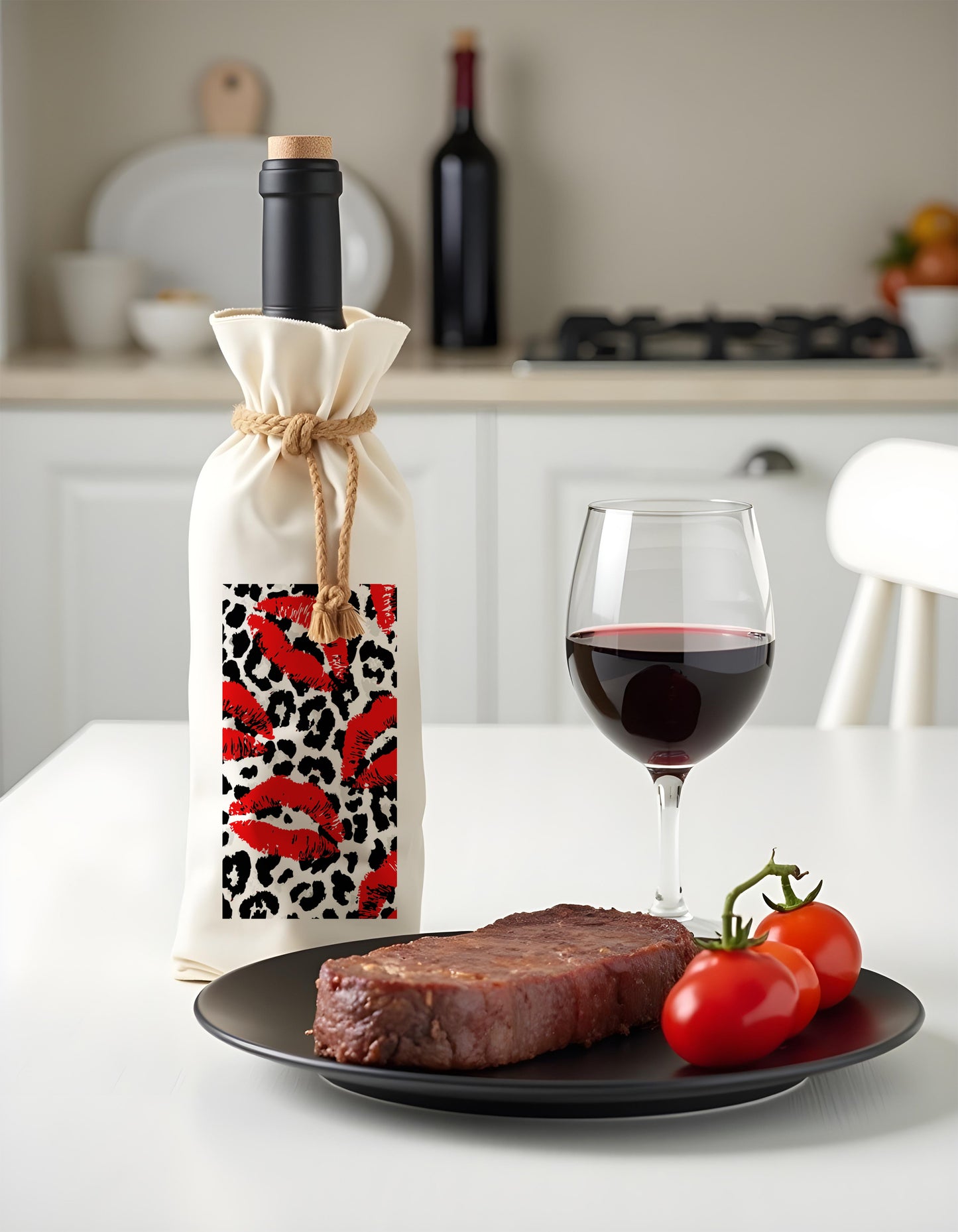 Bottle Bags - Lipstick Leopard