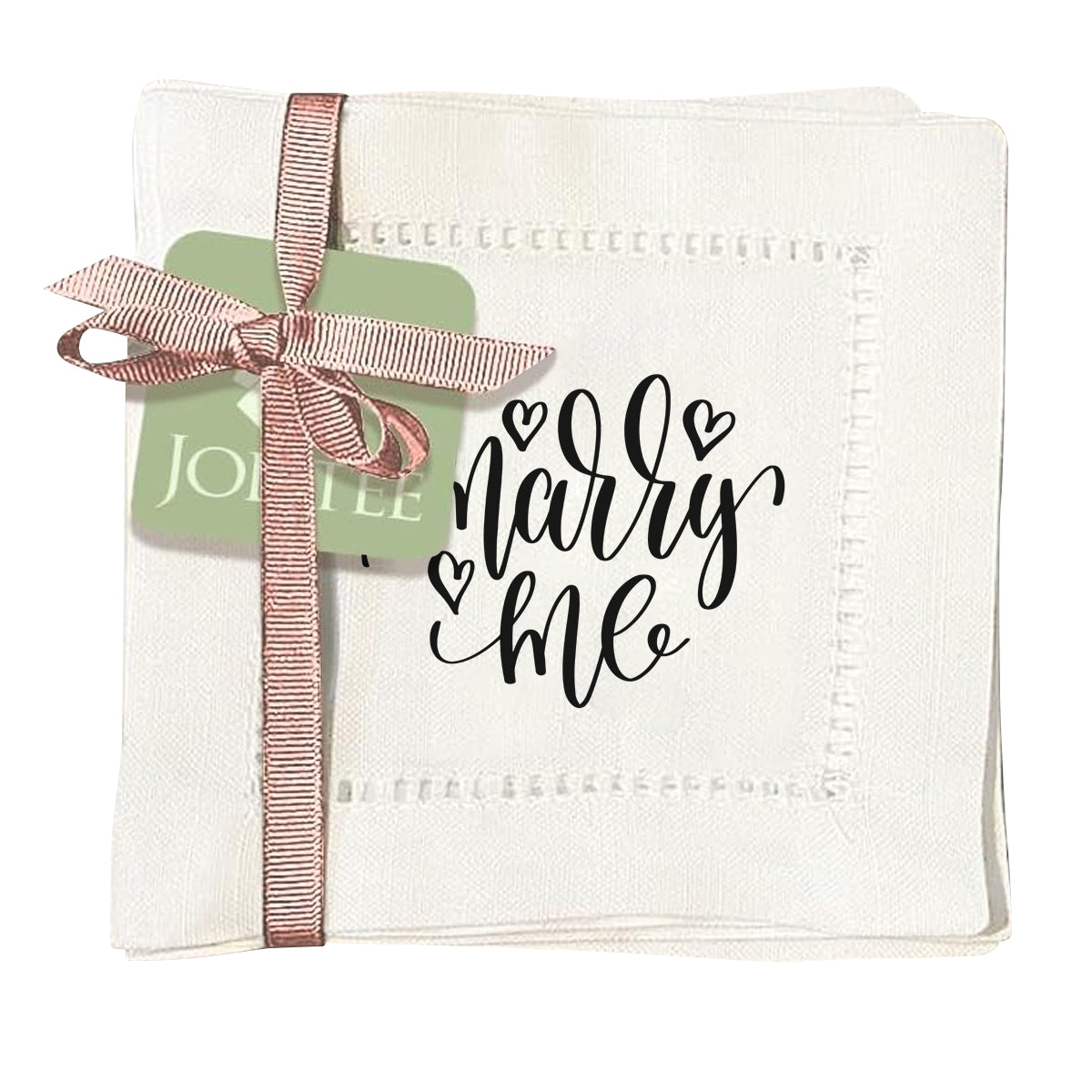 Marry Me Hemstitch Napkins