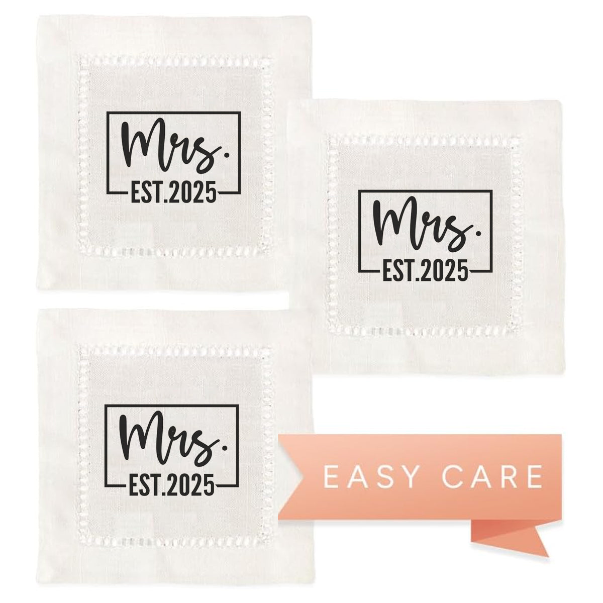 Mrs. 2025 Hemstitch Napkins