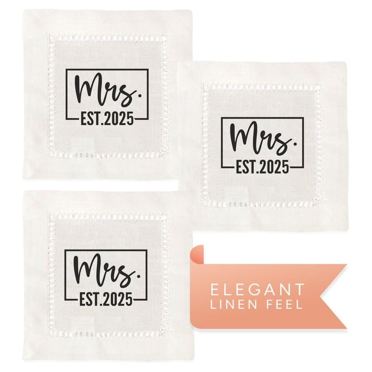 Mrs. 2025 Hemstitch Napkins