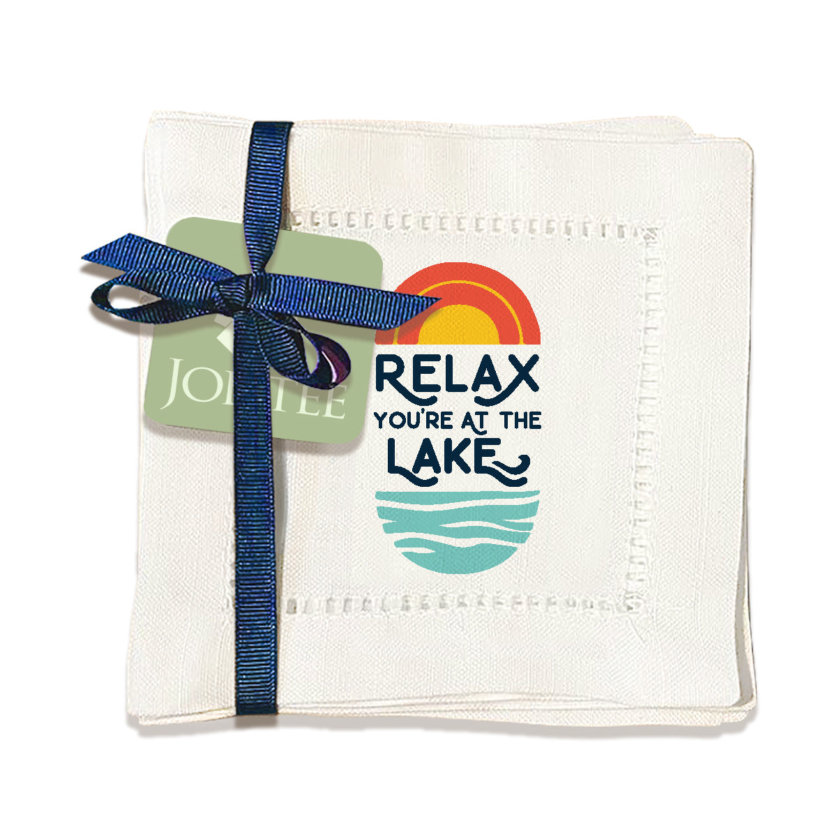 Relax Lake Hemstitch Napkins