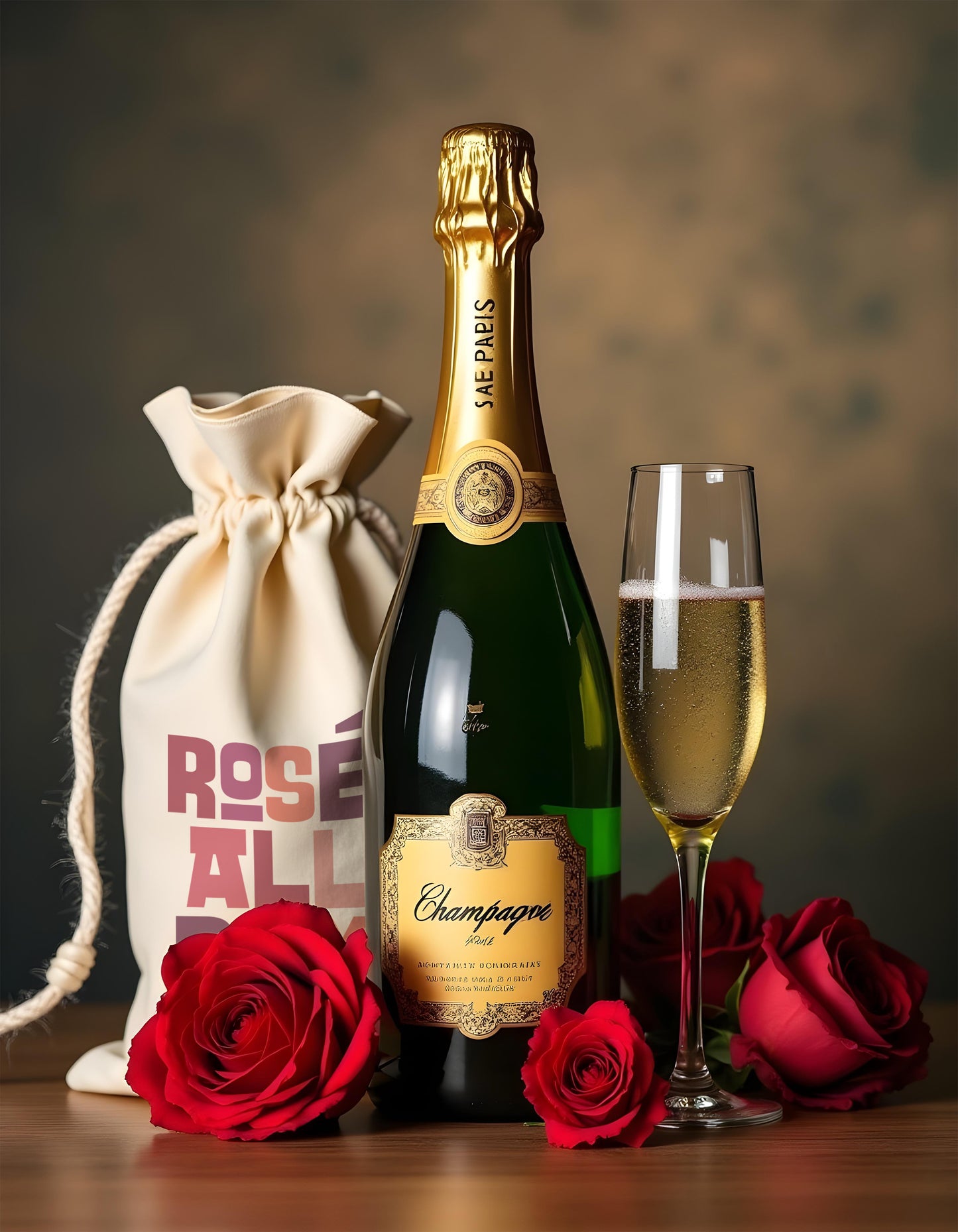 Bottle Bags - Rose All Day