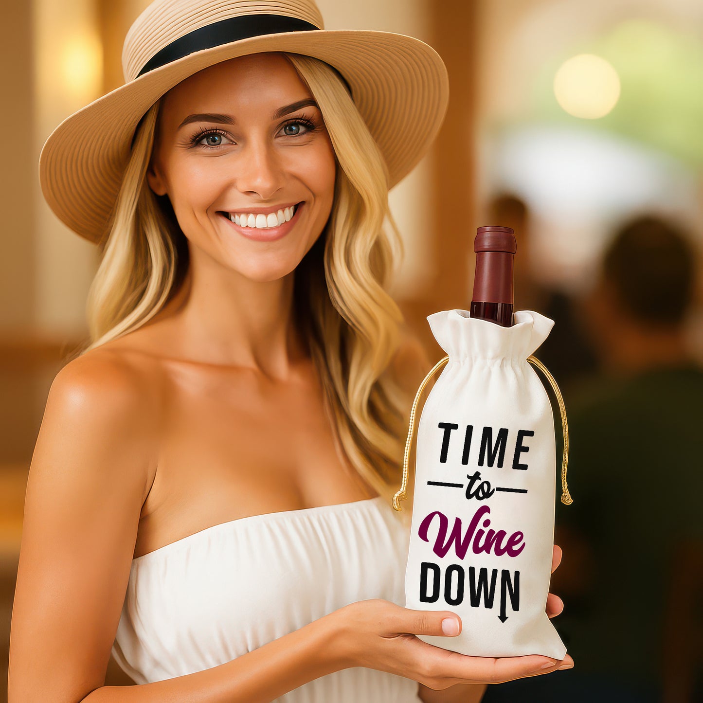 Bottle Bags - Time to Wine Down 2