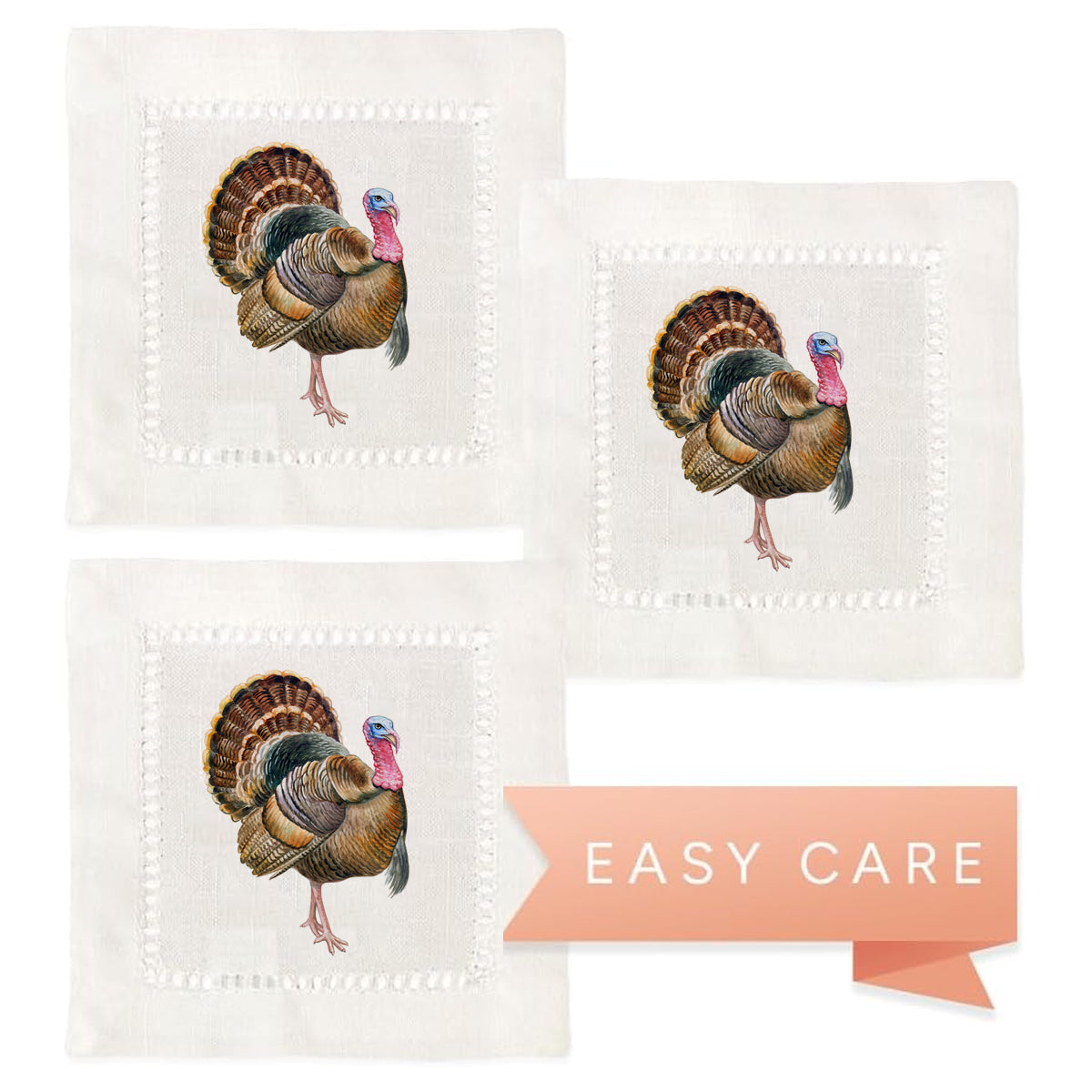 Turkey Hemstitch Napkins