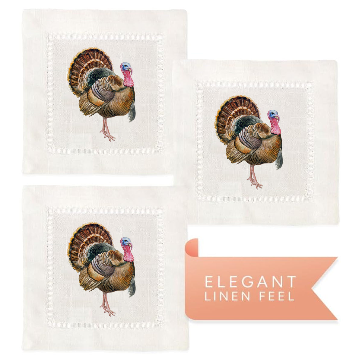 Turkey Hemstitch Napkins