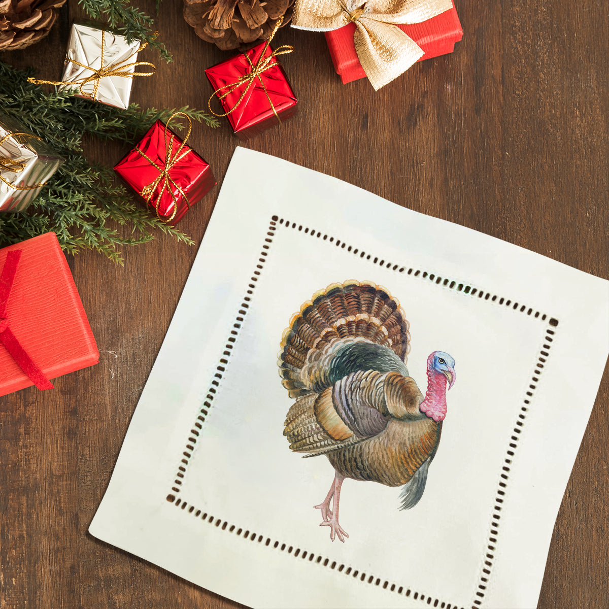 Turkey Hemstitch Napkins