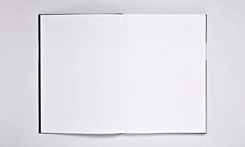 Nuuna Black and White Elastic Band Hardcover Notebook Project Collection