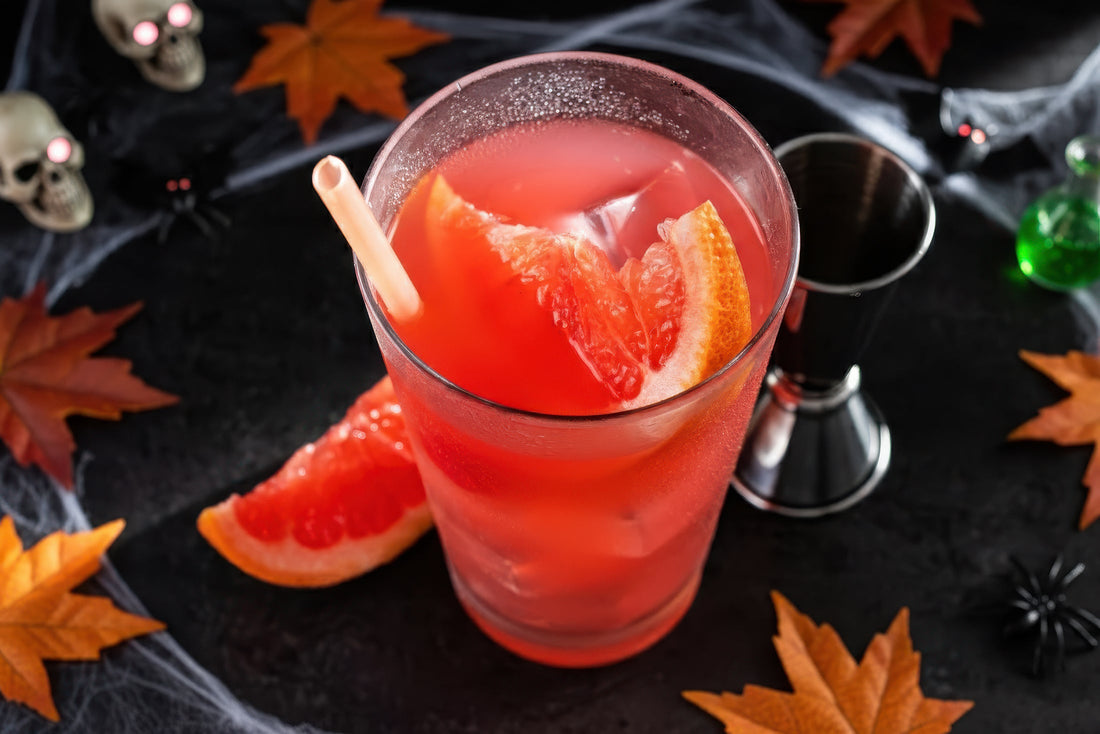 🍊 Blood Orange Mocktail: A Spooky-Sophisticated Halloween Sip