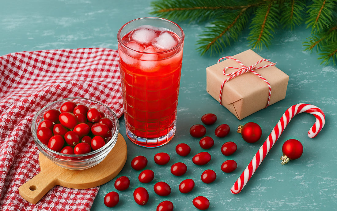🎄 Cranberry Rosemary Spritzer: The Ultimate Holiday Mocktail