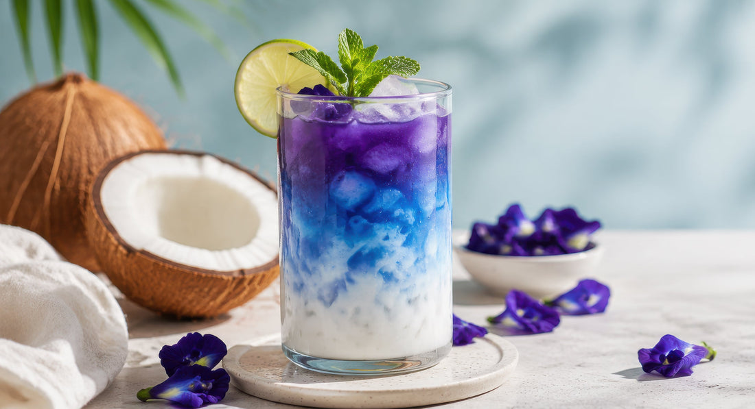 🦋🥥 Butterfly Pea Coconut Cooler