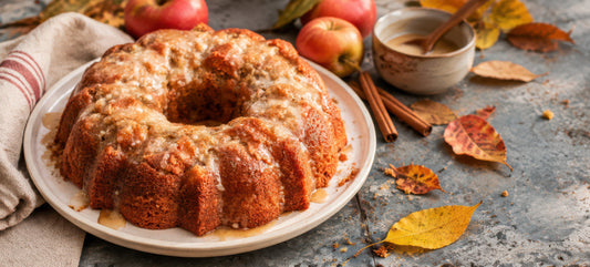 🍎🍂 Apple Cider Donut Cake