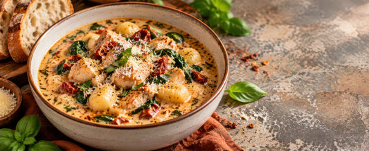 🍗🥔 Creamy Marry Me Chicken Gnocchi Soup