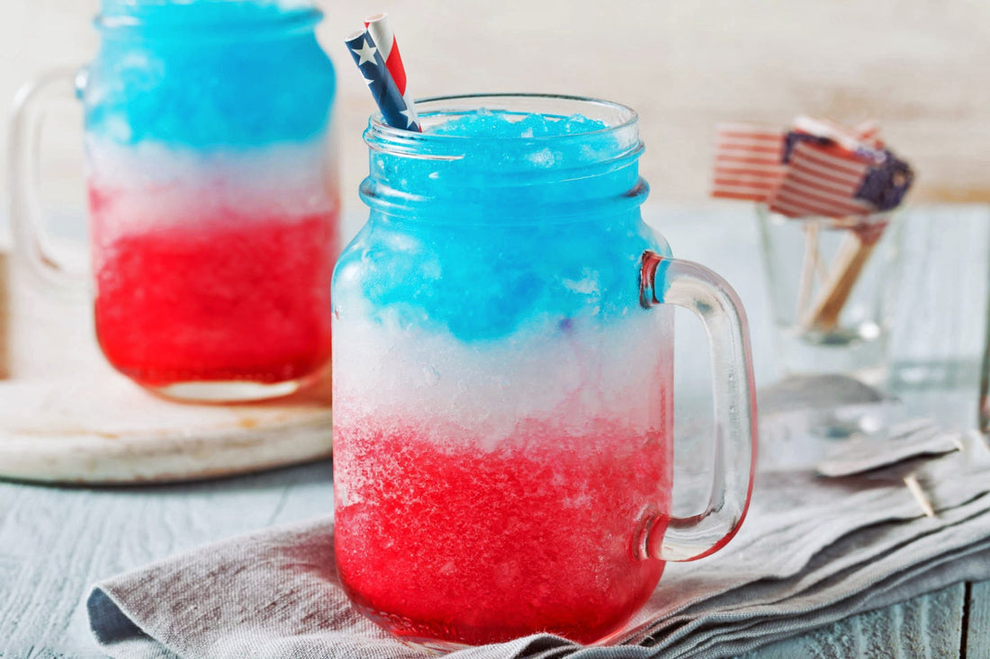 🇺🇸 Red, White & Blue Margarita: The Star-Spangled Sip for July 4th