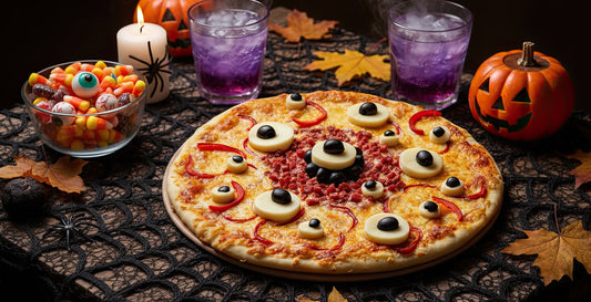 🍕👻 Halloween Monster Pizza: A Spooktacular Homemade Treat
