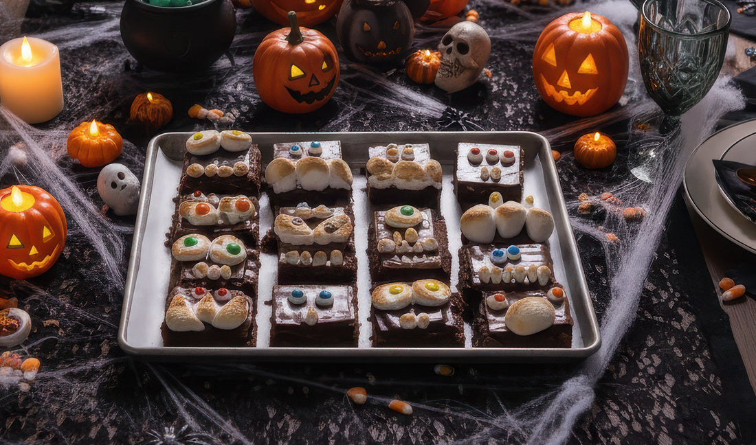 👻🍫 Halloween Monster Brownies – Fudgy, Fun & Frightfully Delicious